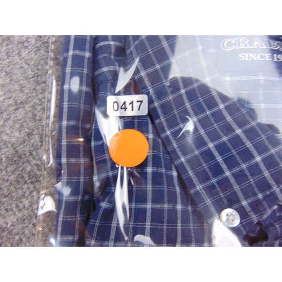 Auburn Tigers Shirt Mens Large Blue White Plaid Button Up‎ Long Sleeve - Picture 9 of 9